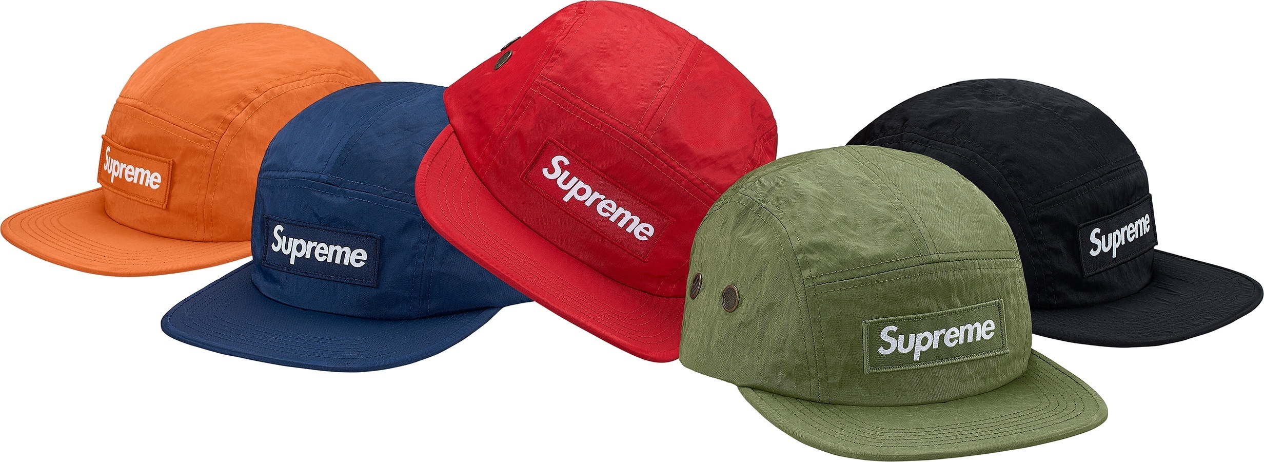 Washed Nylon Camp Cap